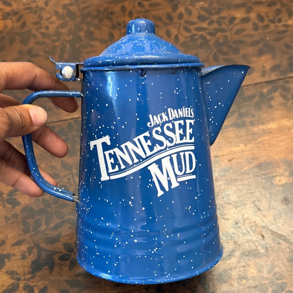 Jack Daniels Blue Tennessee Mud Coffee Pot